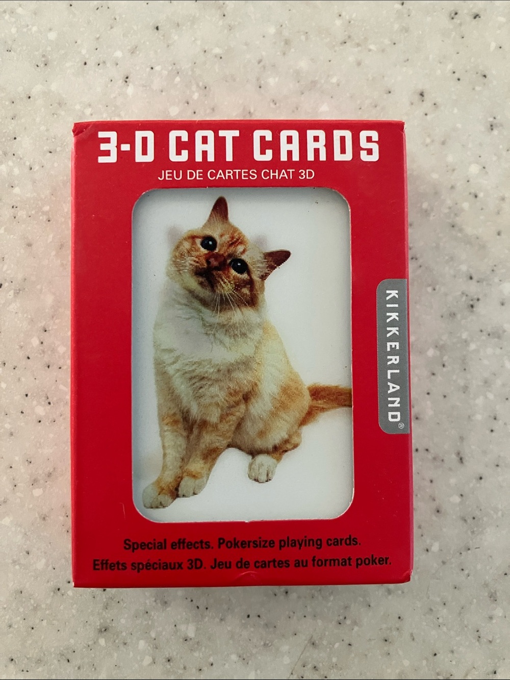 NWT 3-D Cat Playing Cards Lenticular Kitties!